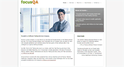 Desktop Screenshot of focusqa.com